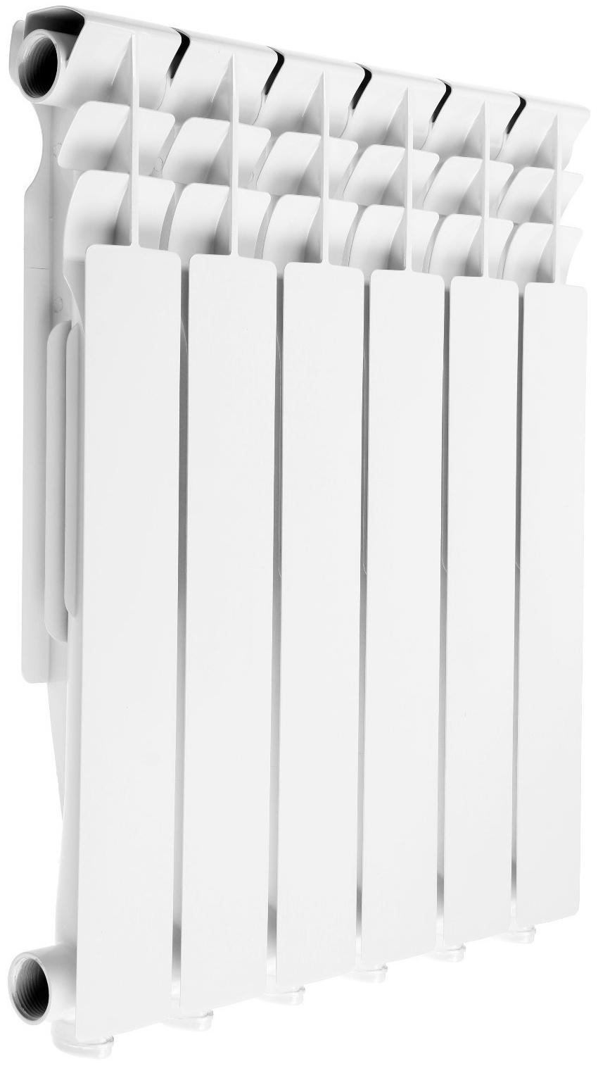 Радиатор алюминиевый TAEN ALR, 500 х 75 мм, 6 секций, 810 Вт