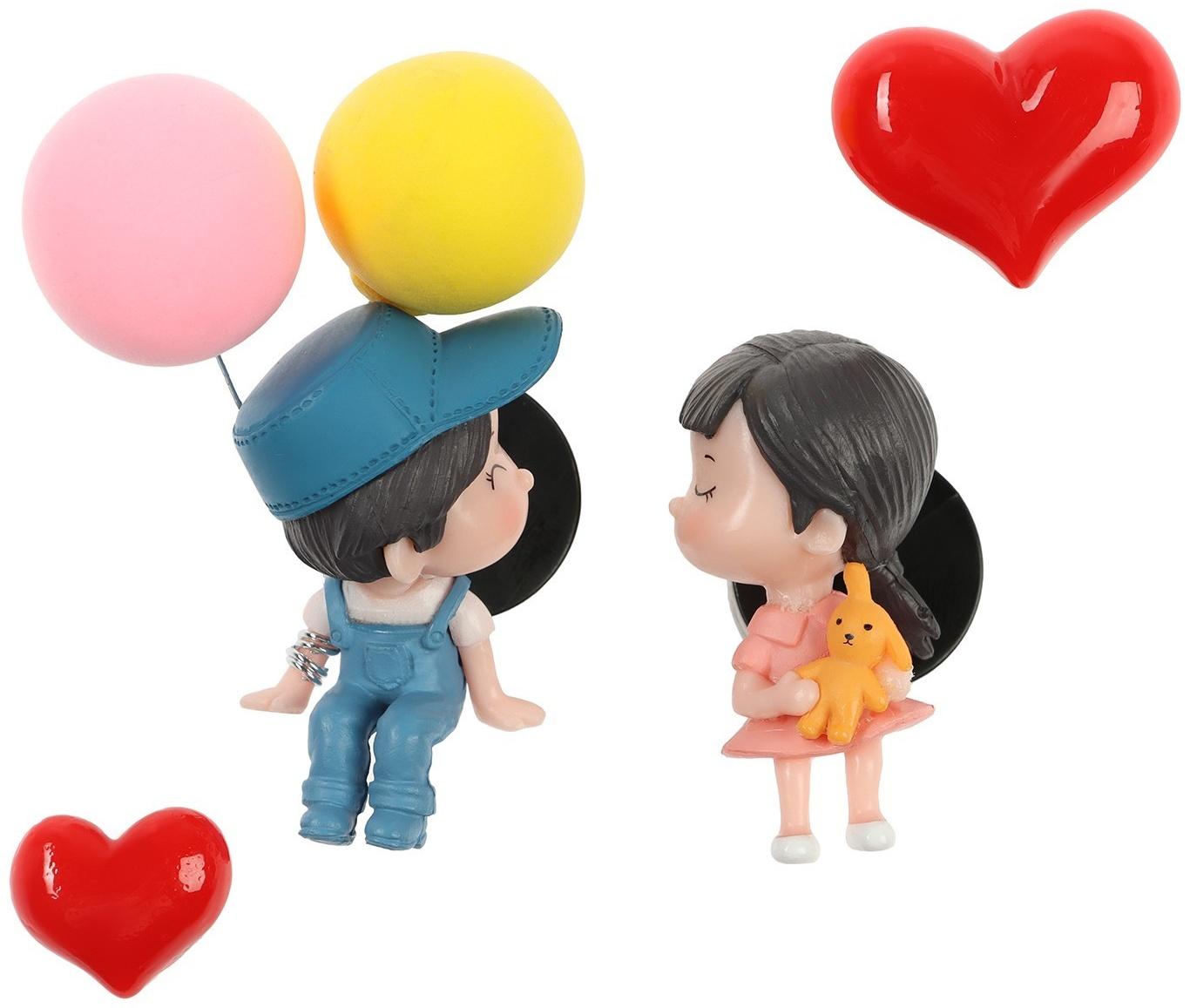 Игрушка в дефлектор авто, Влюбленная парочка, к1