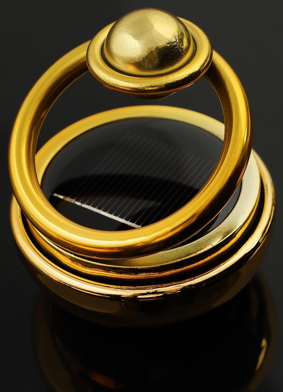 Аксессуар на панель, гравитационные кольца, вращается от солнца, золото