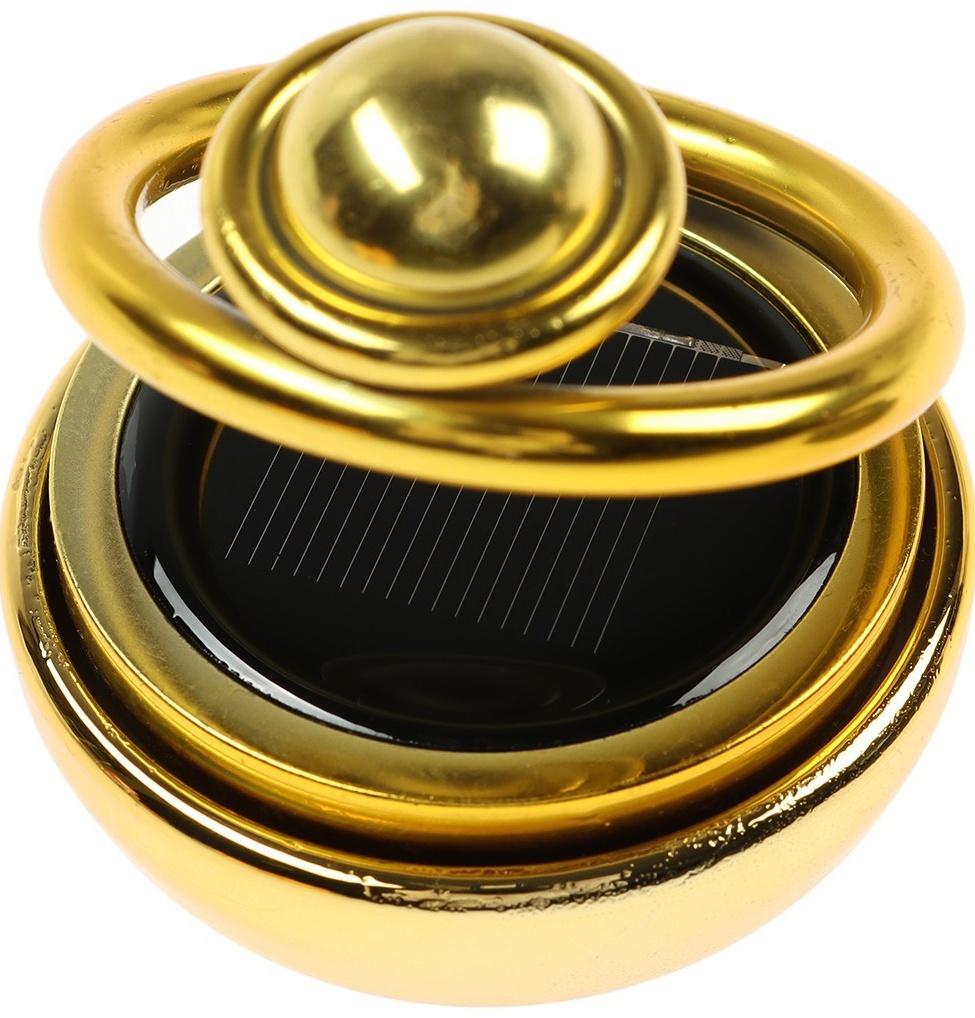 Аксессуар на панель, гравитационные кольца, вращается от солнца, золото