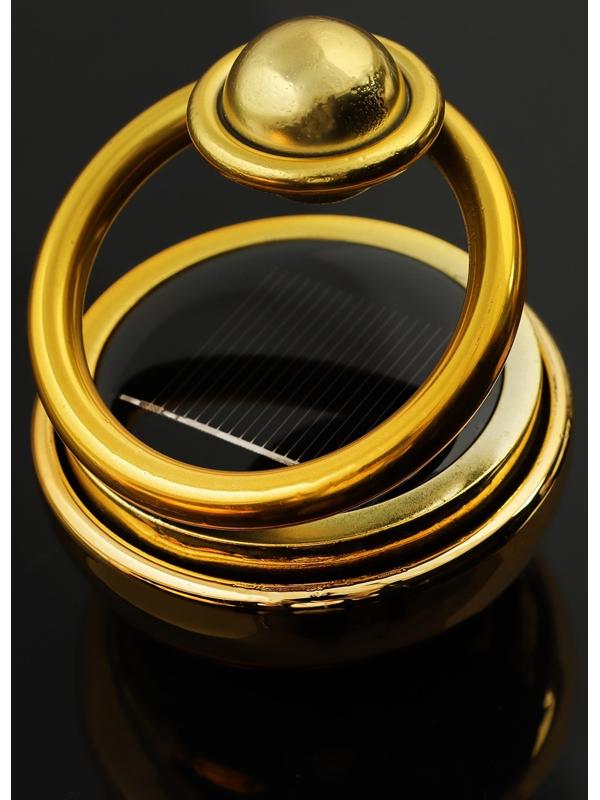 Аксессуар на панель, гравитационные кольца, вращается от солнца, золото