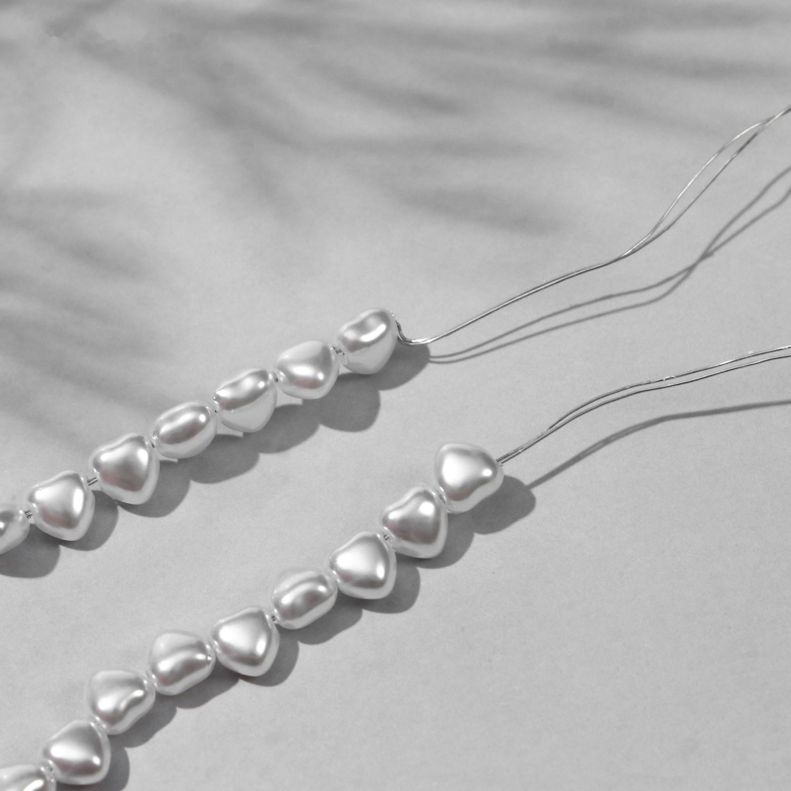 Бусины пластиковые на нити 