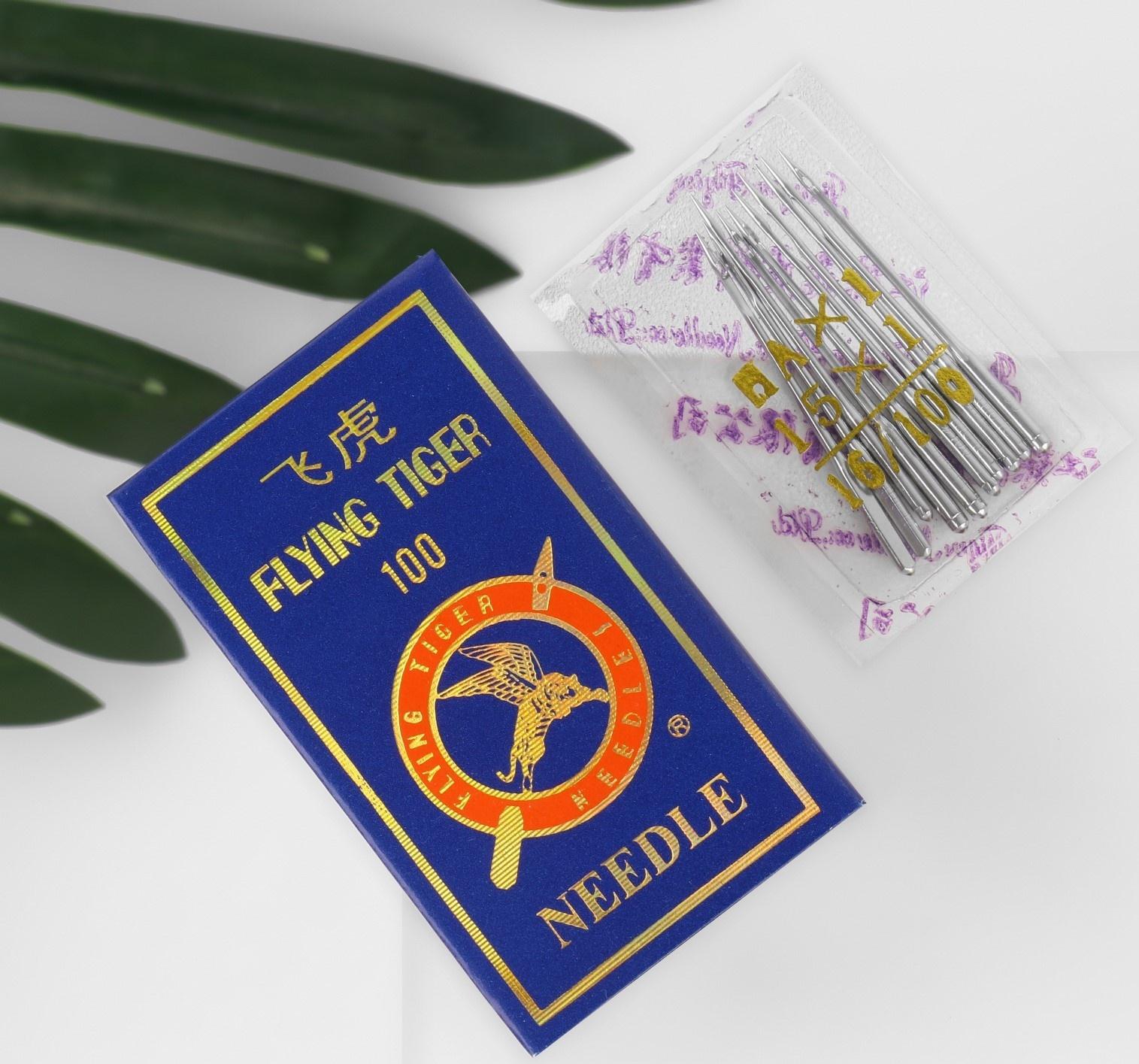 Иглы для бытовых швейных машин, №100/16, 10 шт