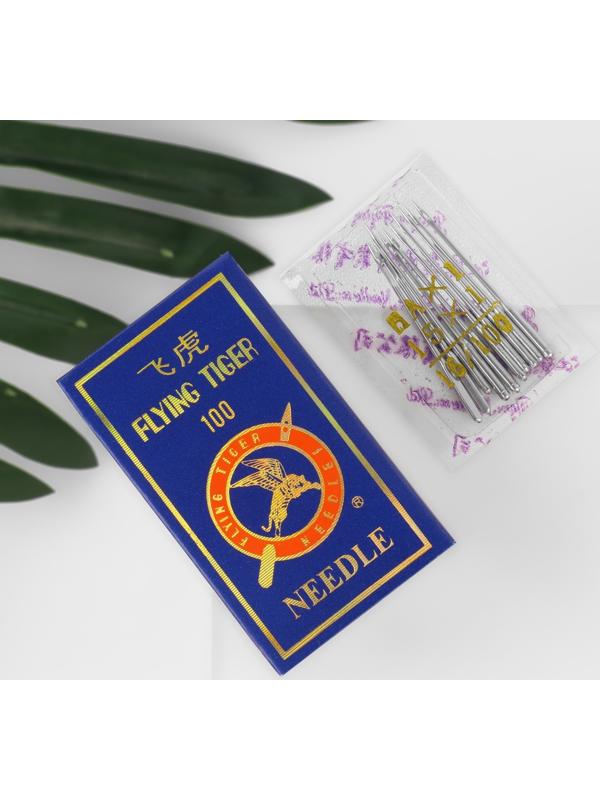 Иглы для бытовых швейных машин, №100/16, 10 шт