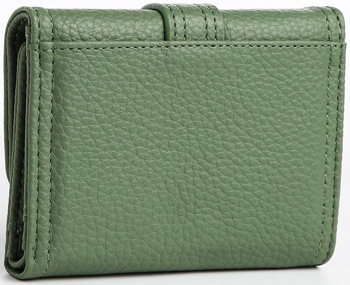 Кошелёк на кнопке, цвет зелёный