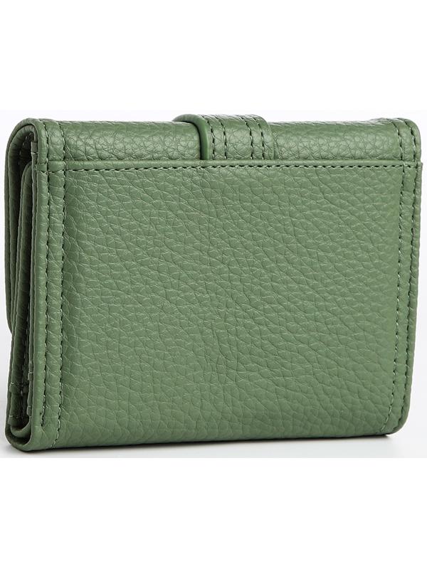 Кошелёк на кнопке, цвет зелёный