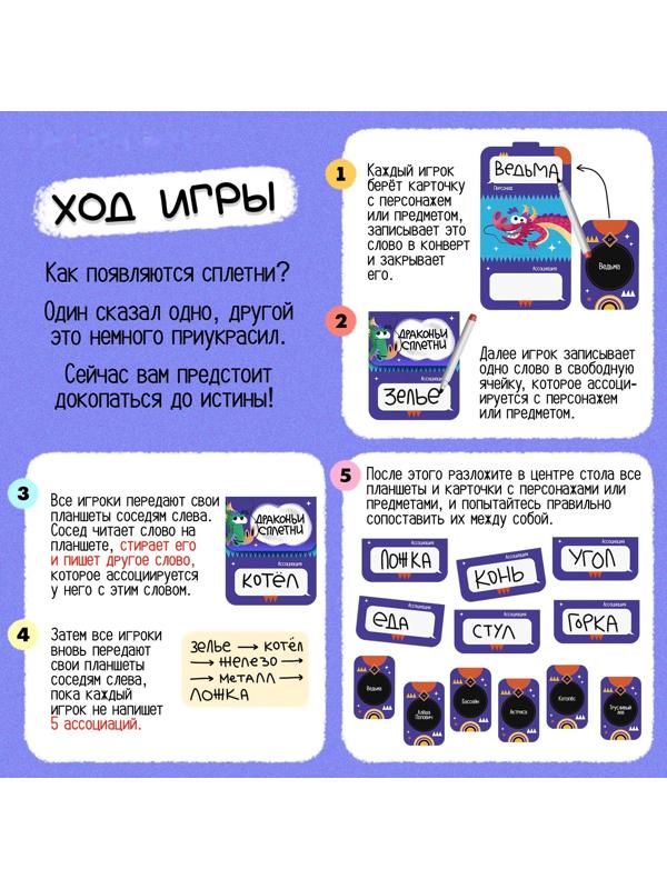 Настольная игра «Драконьи сплетни»