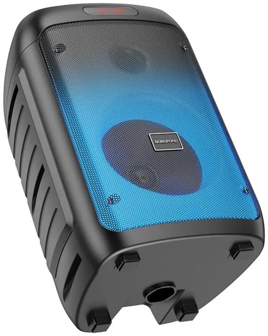 Портативная колонка Borofone BP10, 3600 мАч,BT5.0,20 Вт,TWS,TF card,USB,AUX,FM-радио, чёрная