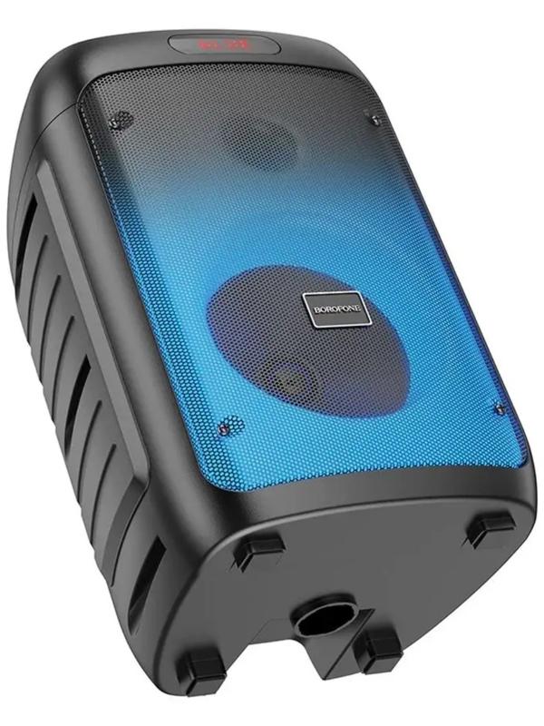 Портативная колонка Borofone BP10, 3600 мАч,BT5.0,20 Вт,TWS,TF card,USB,AUX,FM-радио, чёрная
