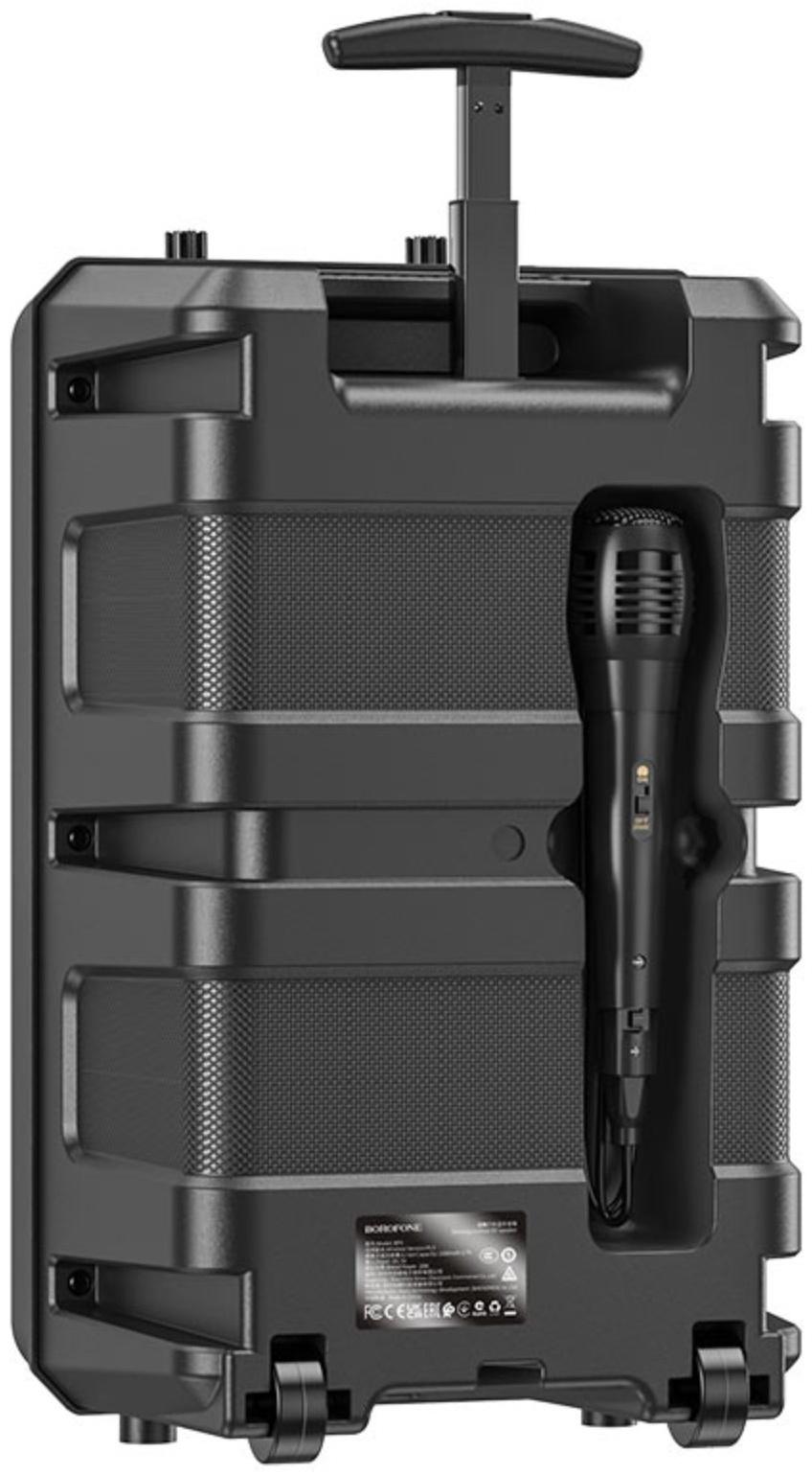 Портативная колонка Borofone модель BP9, 10 Вт, 2200 мАч, BT5.0, TWS, TF card, USB, AUX, FM-радио, ч