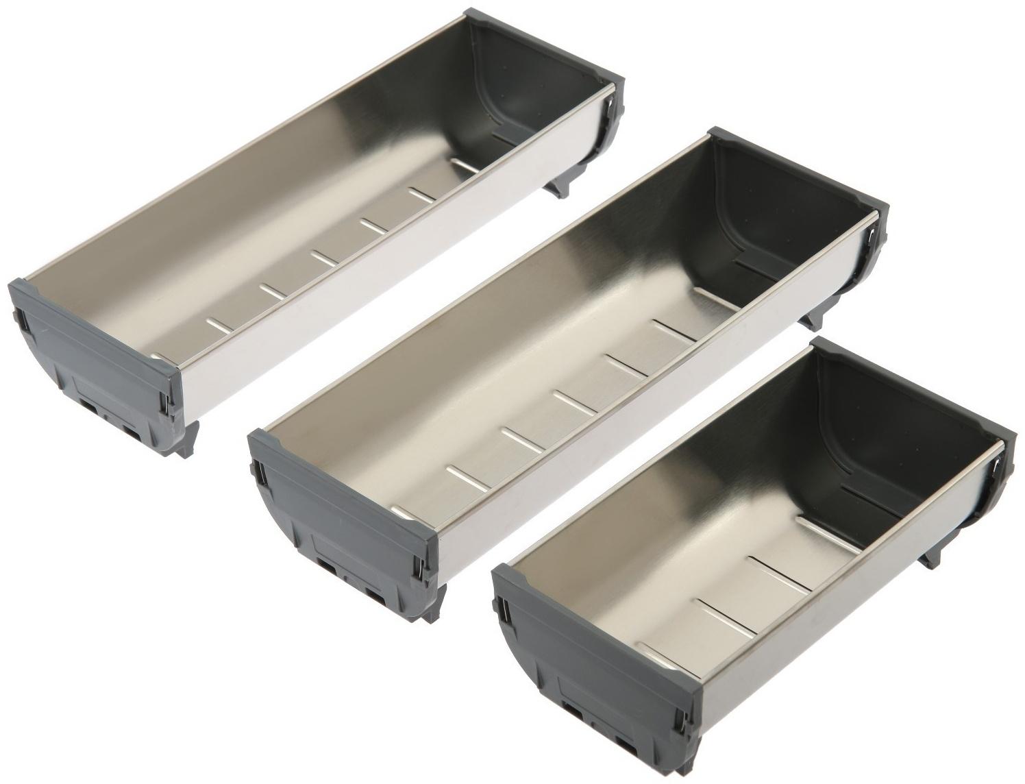 Поддон из нержавеющей стали 280х422х65 мм