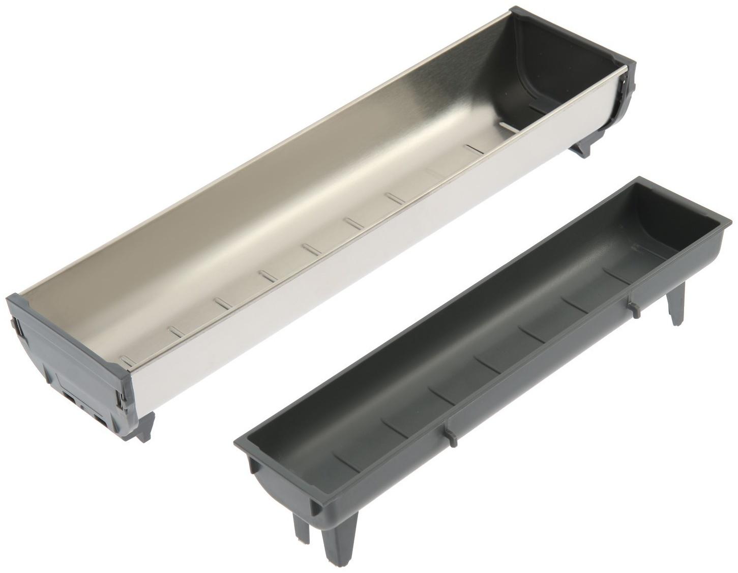 Поддон из нержавеющей стали 280х422х65 мм