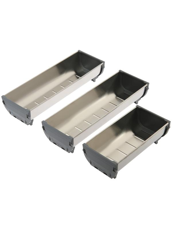 Поддон из нержавеющей стали 280х422х65 мм