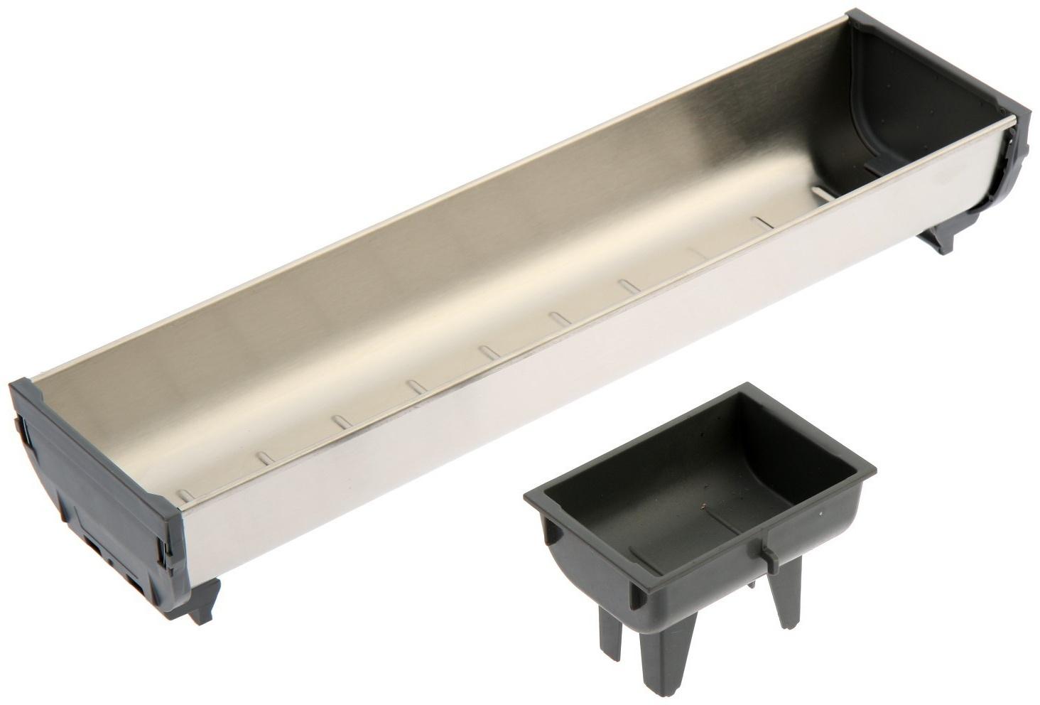 Поддон из нержавеющей стали 103х422 мм