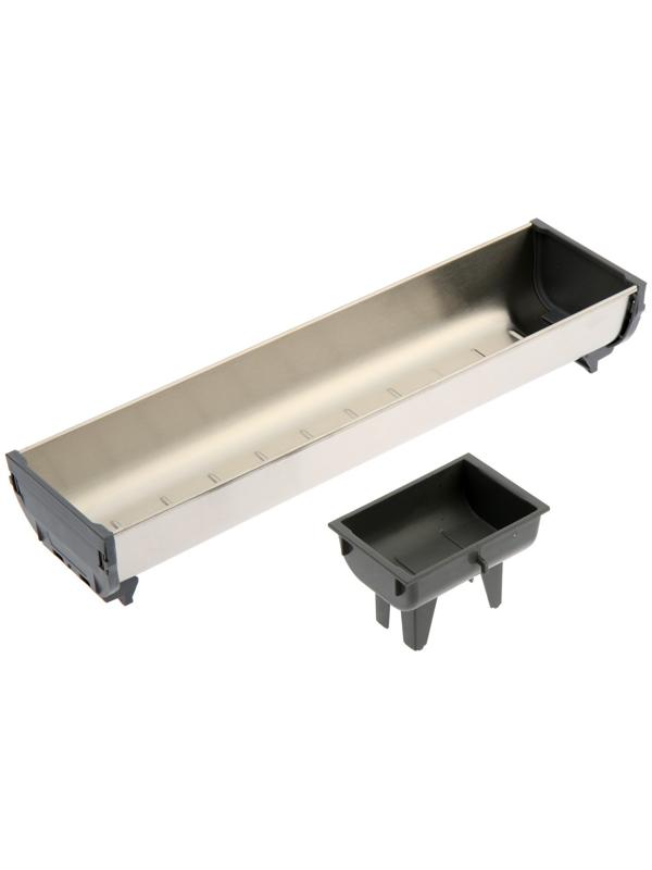 Поддон из нержавеющей стали 103х422 мм