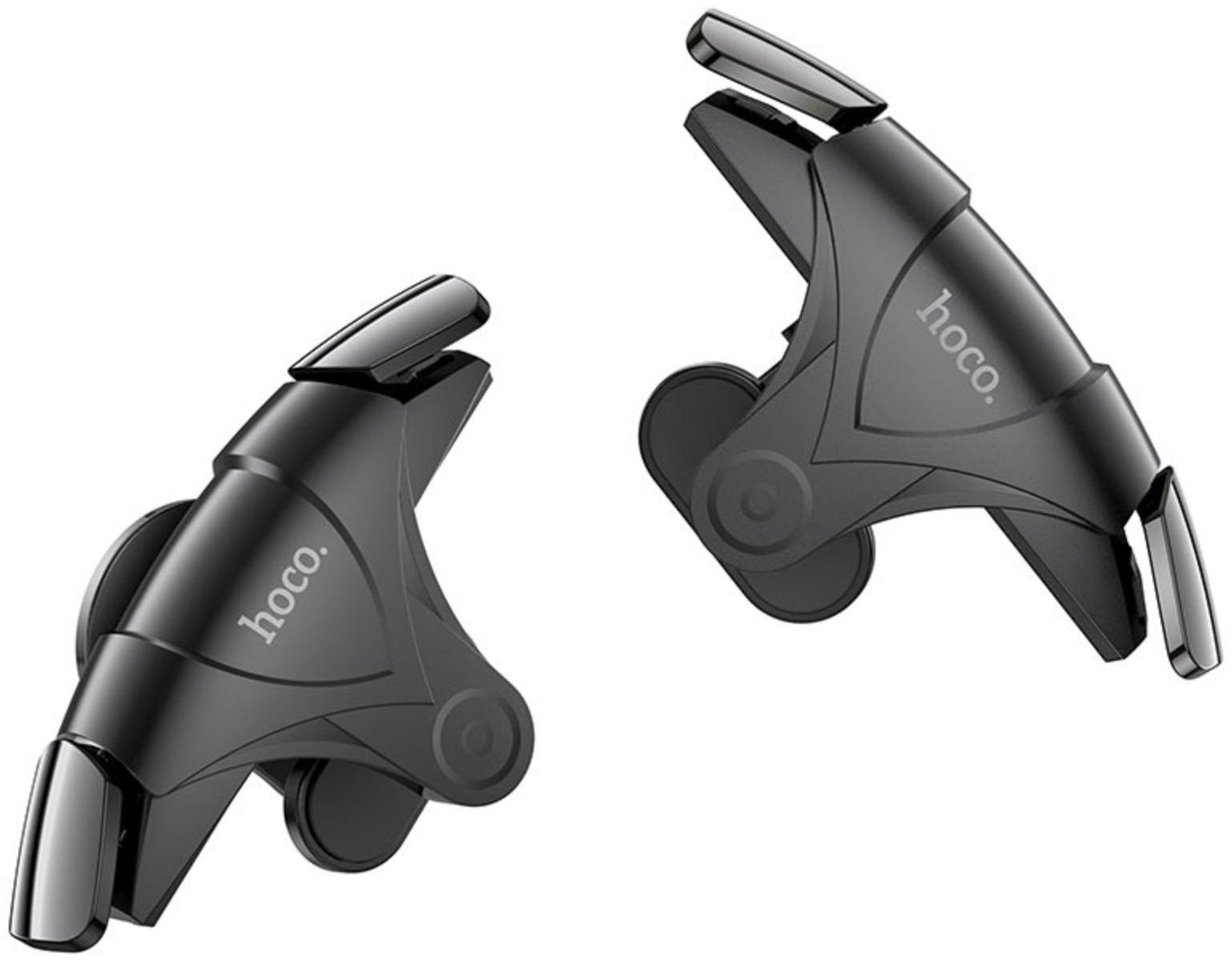 Игровые кнопки Hoco GM5, накладные, акселерометр, виброотдача, чёрные