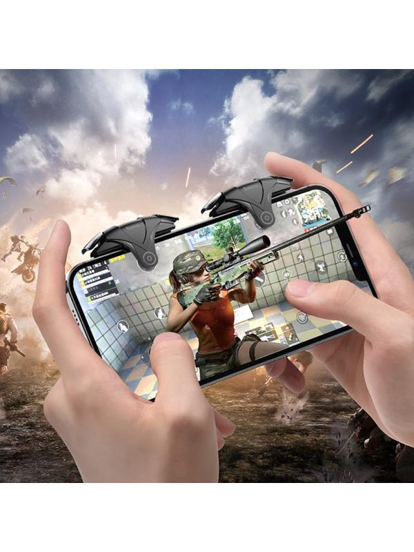 Игровые кнопки Hoco GM5, накладные, акселерометр, виброотдача, чёрные