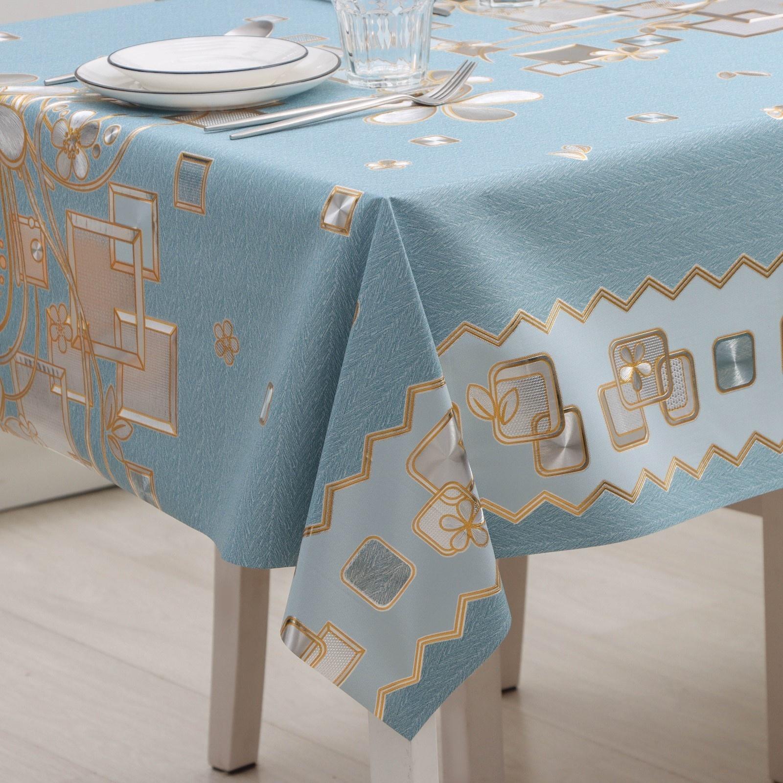 Клеёнка на стол на тканевой основе «Джули», рулон 20 метров, ширина 137 см, толщина 0,2 мм