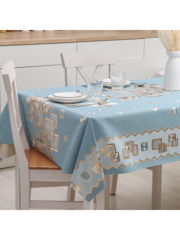 Клеёнка на стол на тканевой основе «Джули», рулон 20 метров, ширина 137 см, толщина 0,2 мм