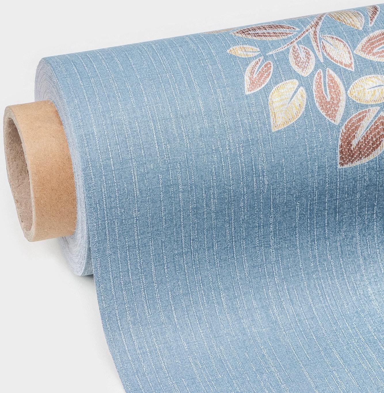 Клеёнка на стол на тканевой основе «Листва», рулон 20 метров, ширина 137 см, толщина 0,2 мм