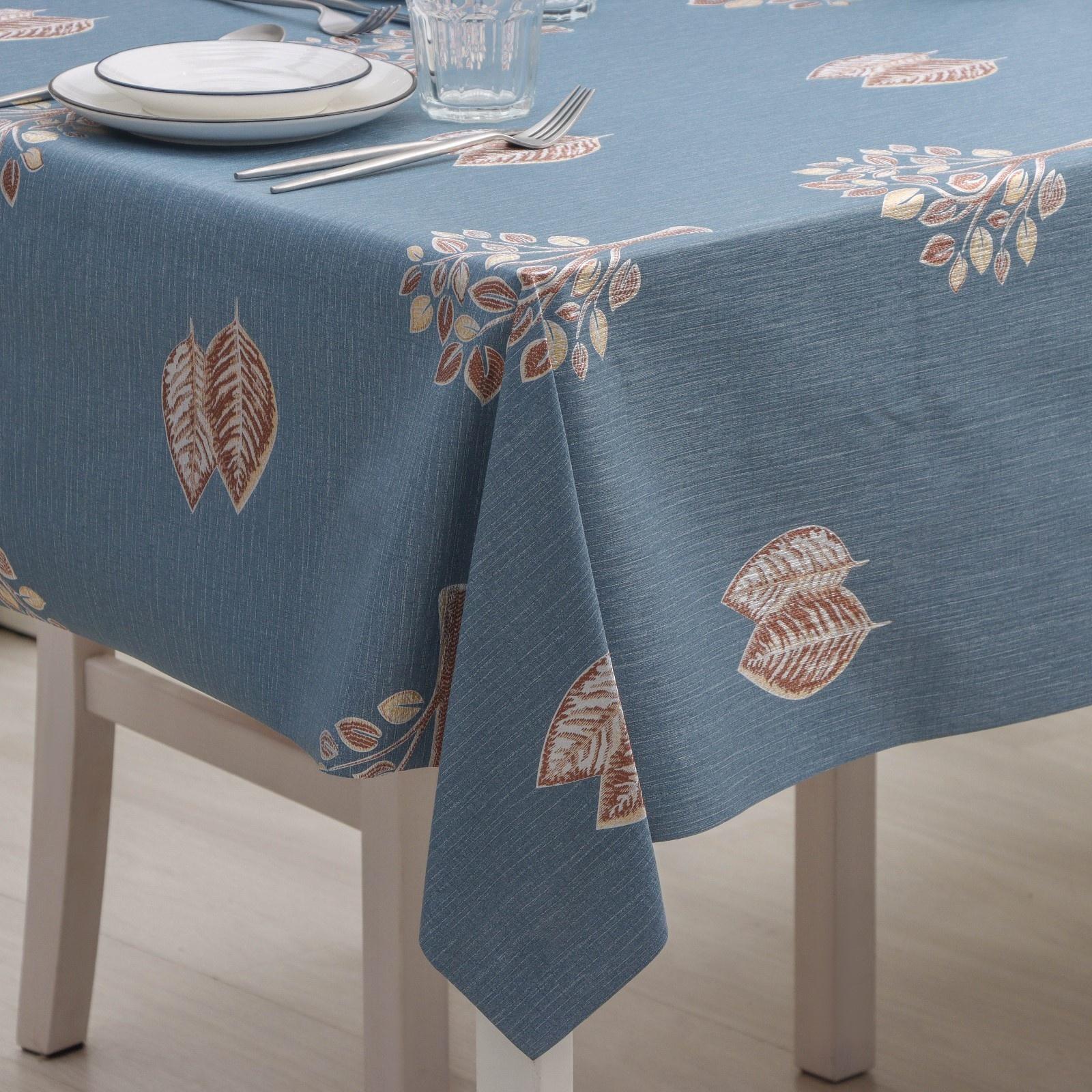 Клеёнка на стол на тканевой основе «Листва», рулон 20 метров, ширина 137 см, толщина 0,2 мм