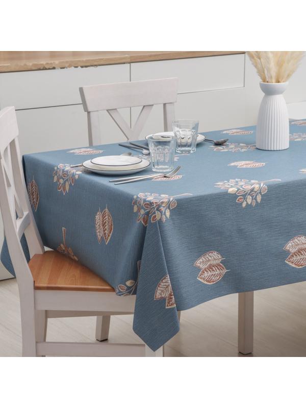 Клеёнка на стол на тканевой основе «Листва», рулон 20 метров, ширина 137 см, толщина 0,2 мм