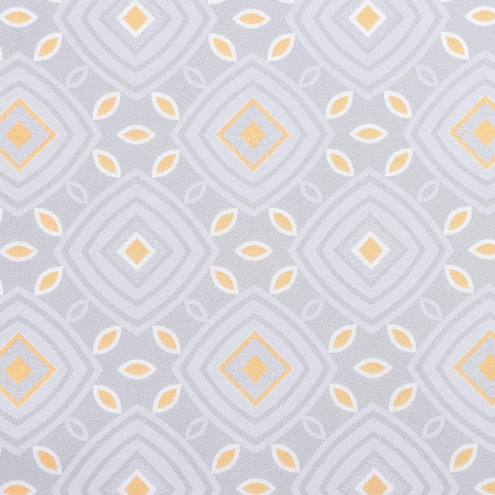 Клеёнка на стол на тканевой основе «Узор», рулон 20 метров, ширина 137 см, толщина 0,2 мм