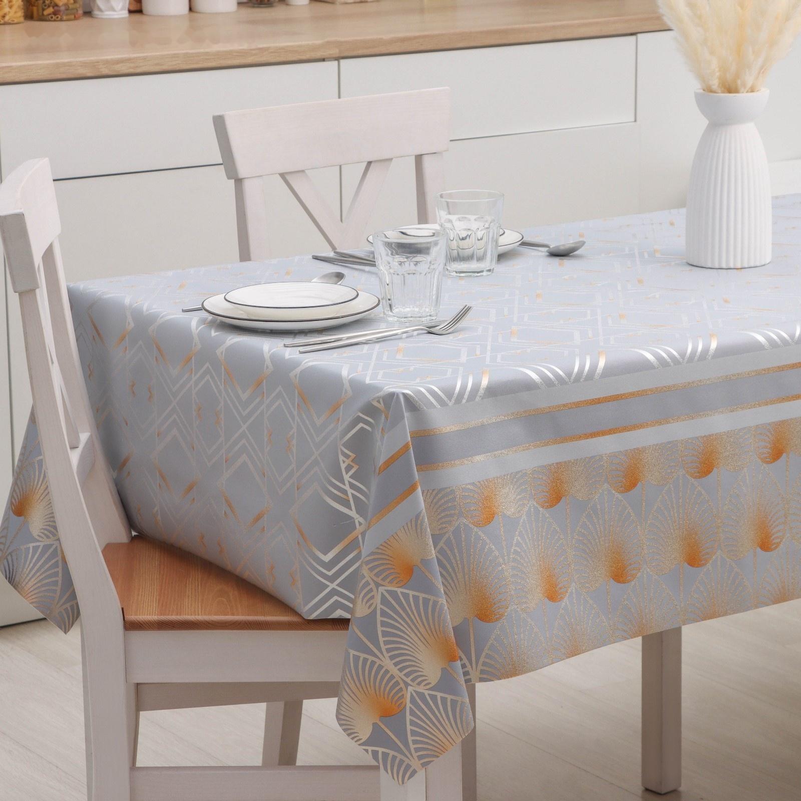 Клеёнка на стол на тканевой основе «Роскошь», рулон 20 метров, ширина 137 см, толщина 0,2 мм