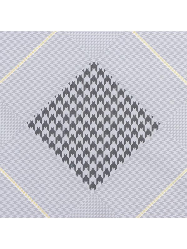 Клеёнка на стол на тканевой основе «Гусиная лапка», рулон 20 метров, ширина 137 см, толщина 0,2 мм