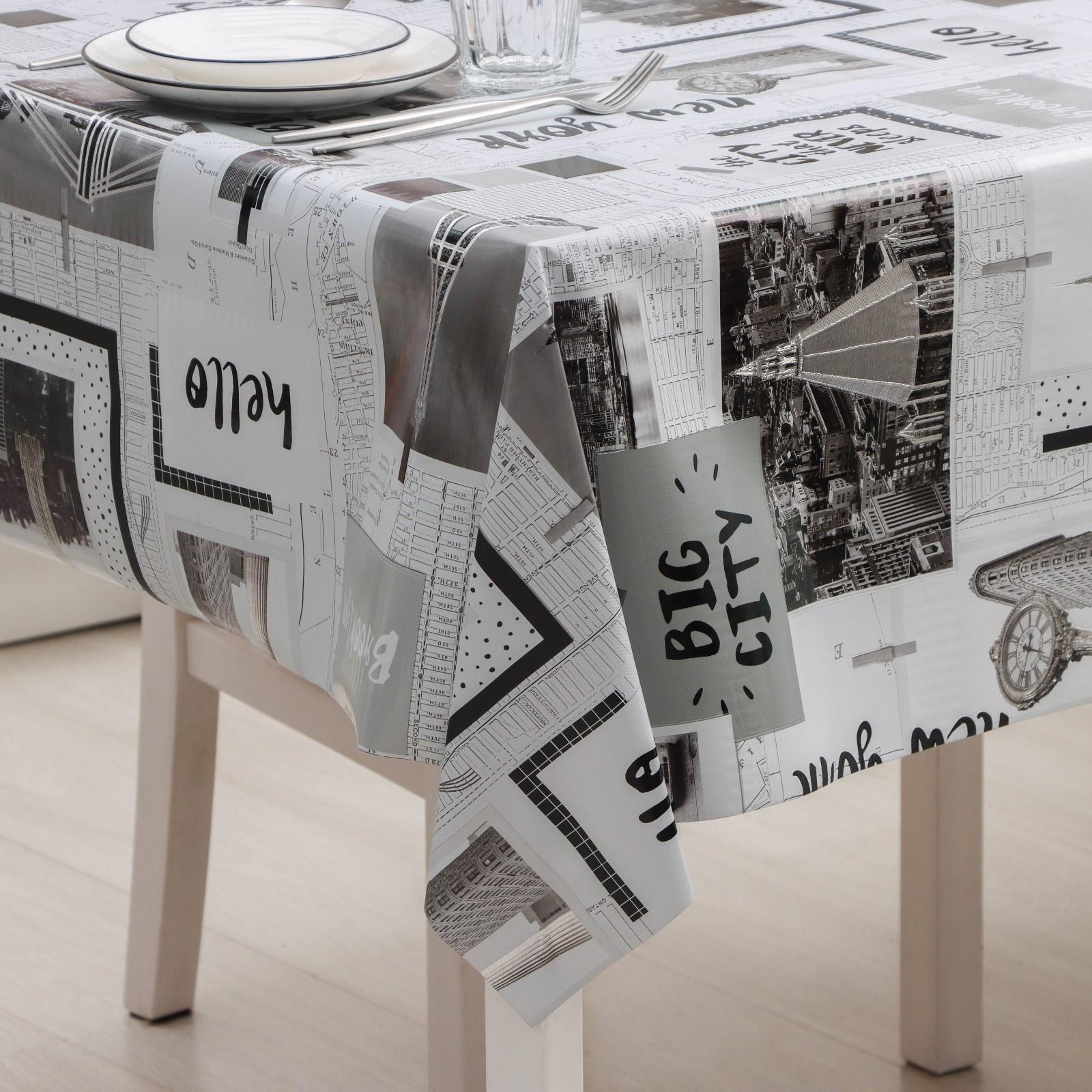 Клеёнка на стол на тканевой основе Pictor, рулон 20 метров, ширина 137 см, толщина 0,2 мм