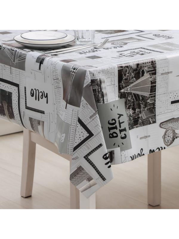 Клеёнка на стол на тканевой основе Pictor, рулон 20 метров, ширина 137 см, толщина 0,2 мм