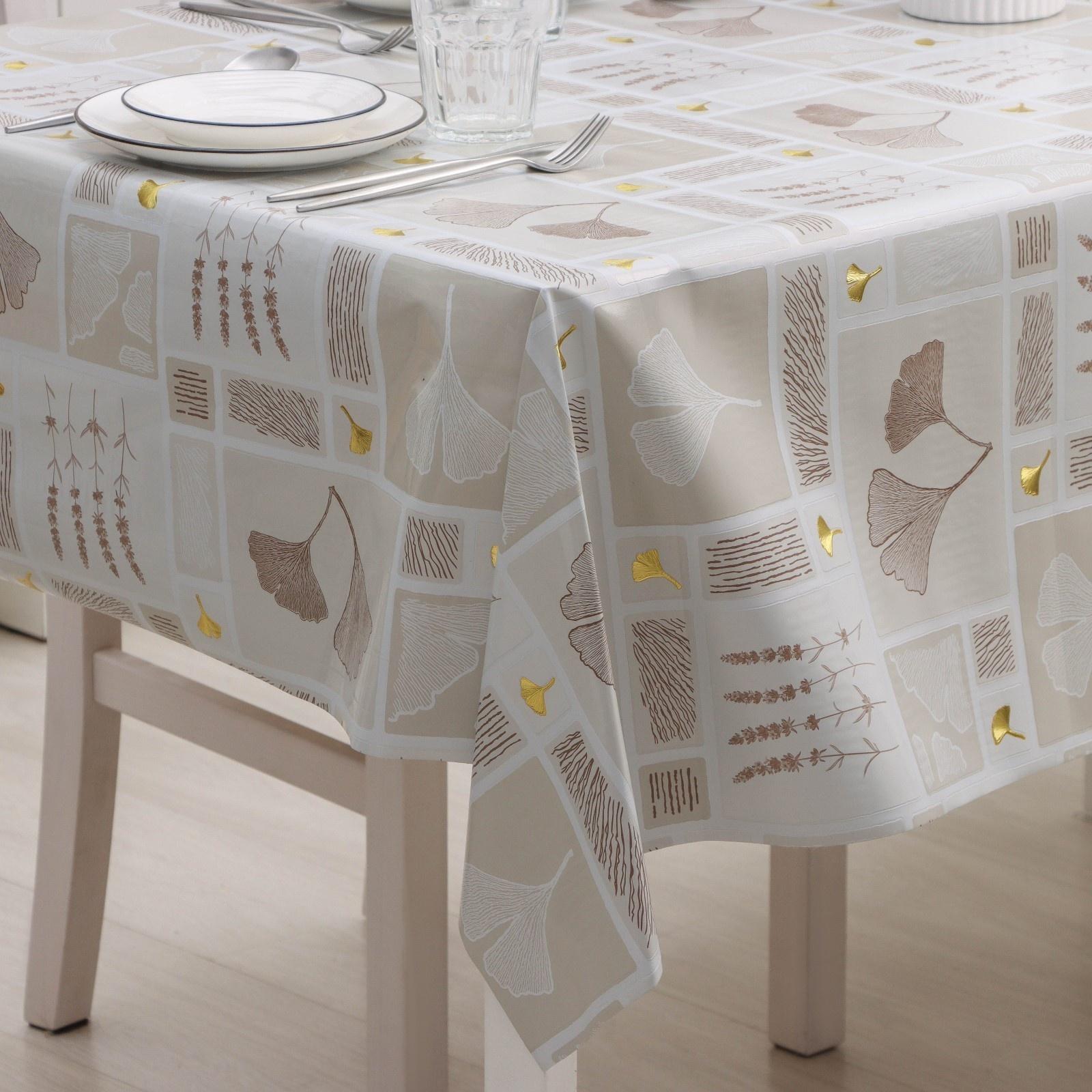 Клеёнка на стол на тканевой основе Potic, рулон 20 метров, ширина 137 см, толщина 0,2 мм