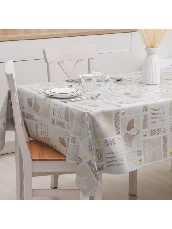 Клеёнка на стол на тканевой основе Potic, рулон 20 метров, ширина 137 см, толщина 0,2 мм