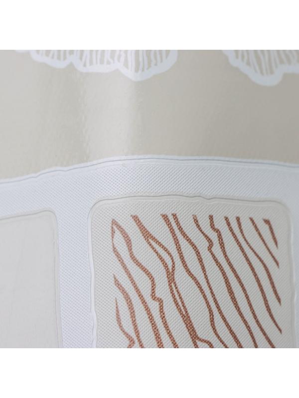 Клеёнка на стол на тканевой основе Potic, рулон 20 метров, ширина 137 см, толщина 0,2 мм