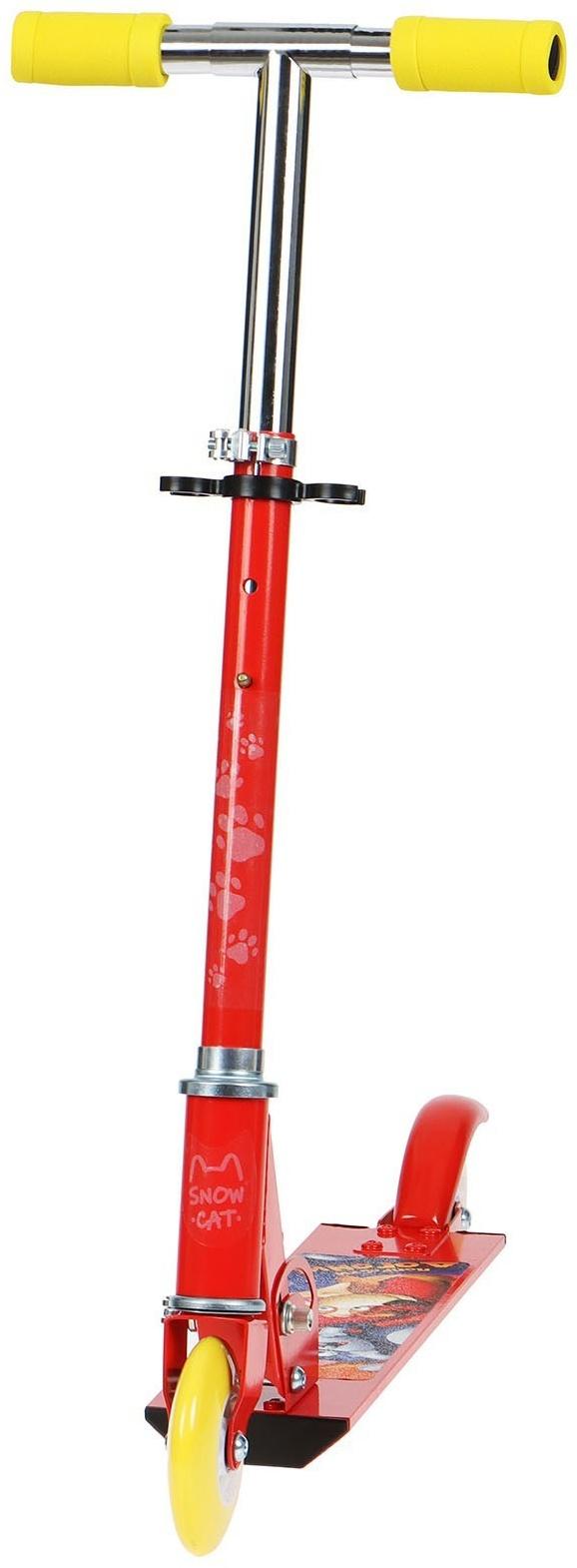 Самокат-снегокат 2 в 1 Snow Cat, колёса 100 мм