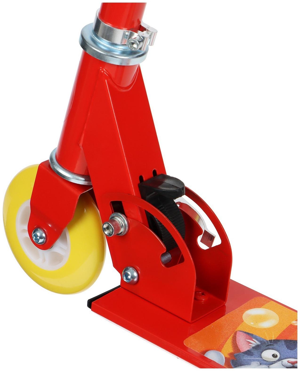 Самокат-снегокат 2 в 1 Snow Cat, колёса 100 мм