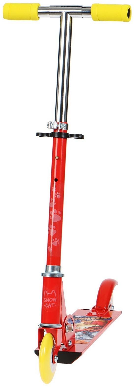 Самокат-снегокат 2 в 1 Snow Cat, колёса 100 мм