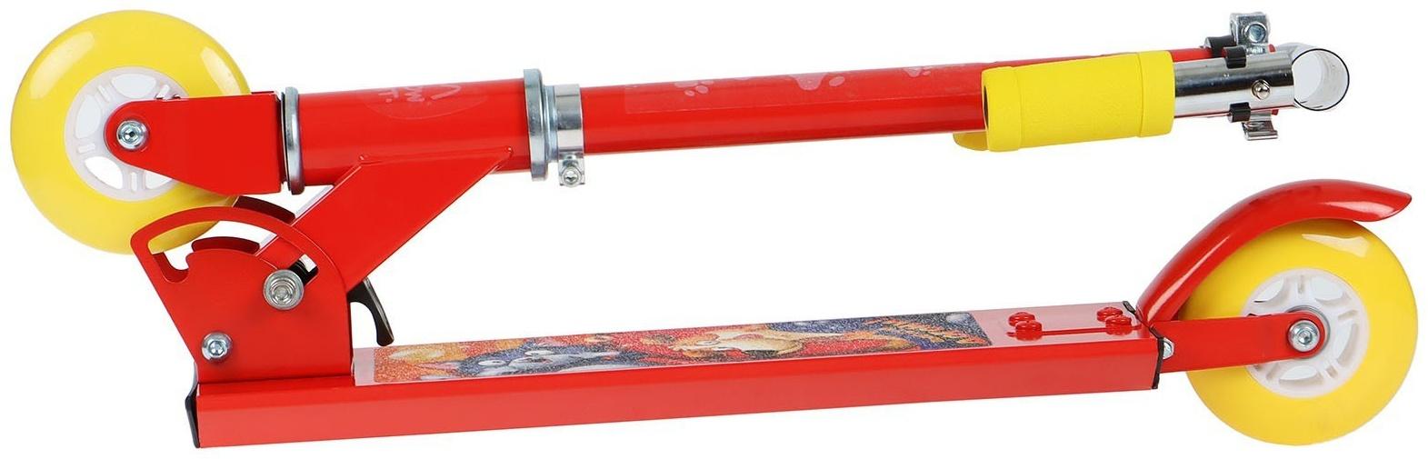 Самокат-снегокат 2 в 1 Snow Cat, колёса 100 мм