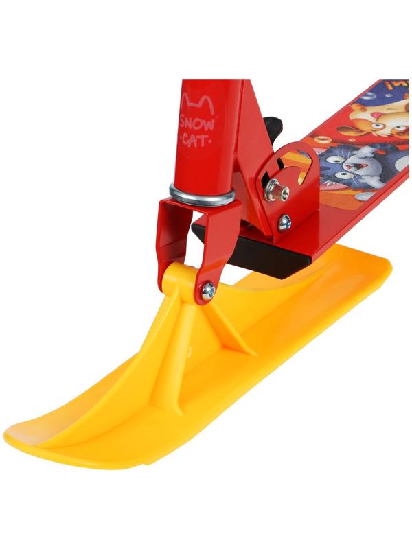 Самокат-снегокат 2 в 1 Snow Cat, колёса 100 мм