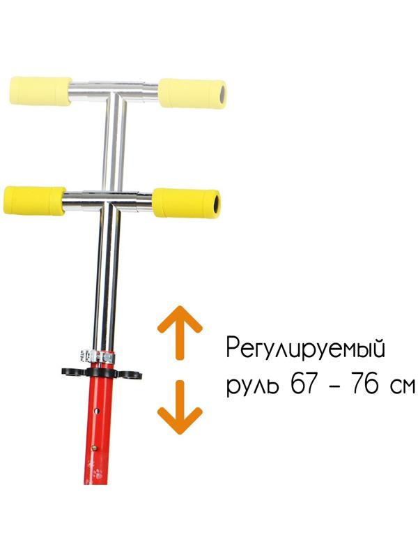 Самокат-снегокат 2 в 1 Snow Cat, колёса 100 мм