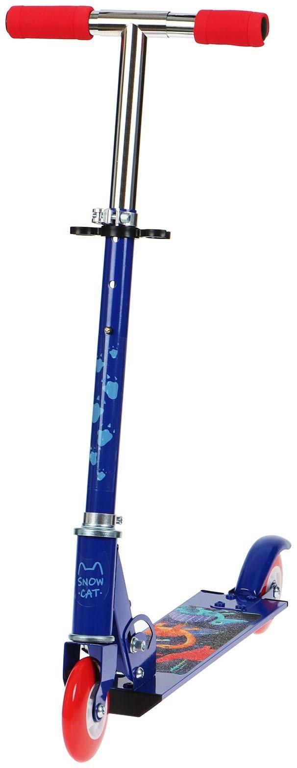 Самокат-снегокат 2 в 1 Snow Cat, колёса 100 мм