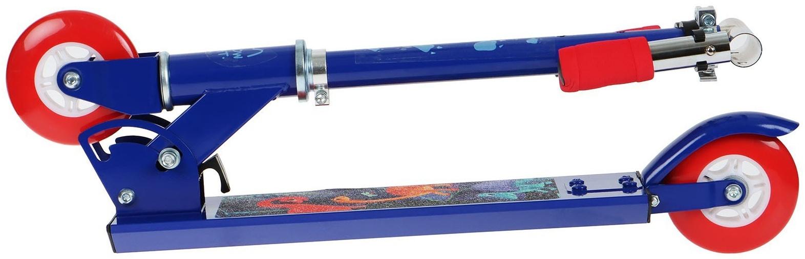 Самокат-снегокат 2 в 1 Snow Cat, колёса 100 мм