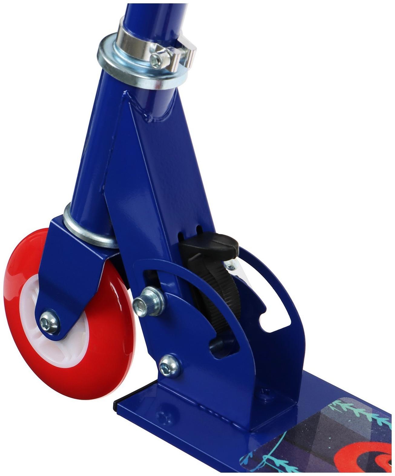 Самокат-снегокат 2 в 1 Snow Cat, колёса 100 мм