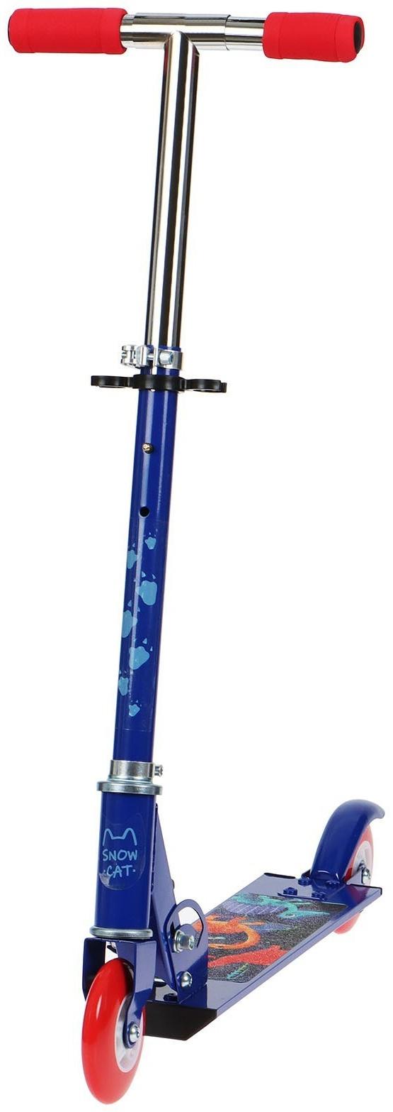 Самокат-снегокат 2 в 1 Snow Cat, колёса 100 мм