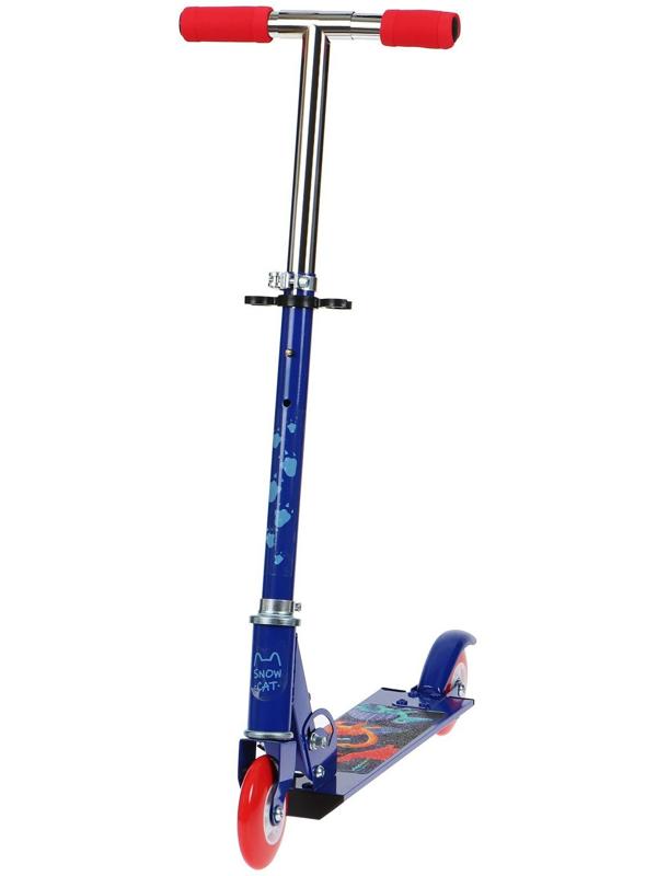 Самокат-снегокат 2 в 1 Snow Cat, колёса 100 мм