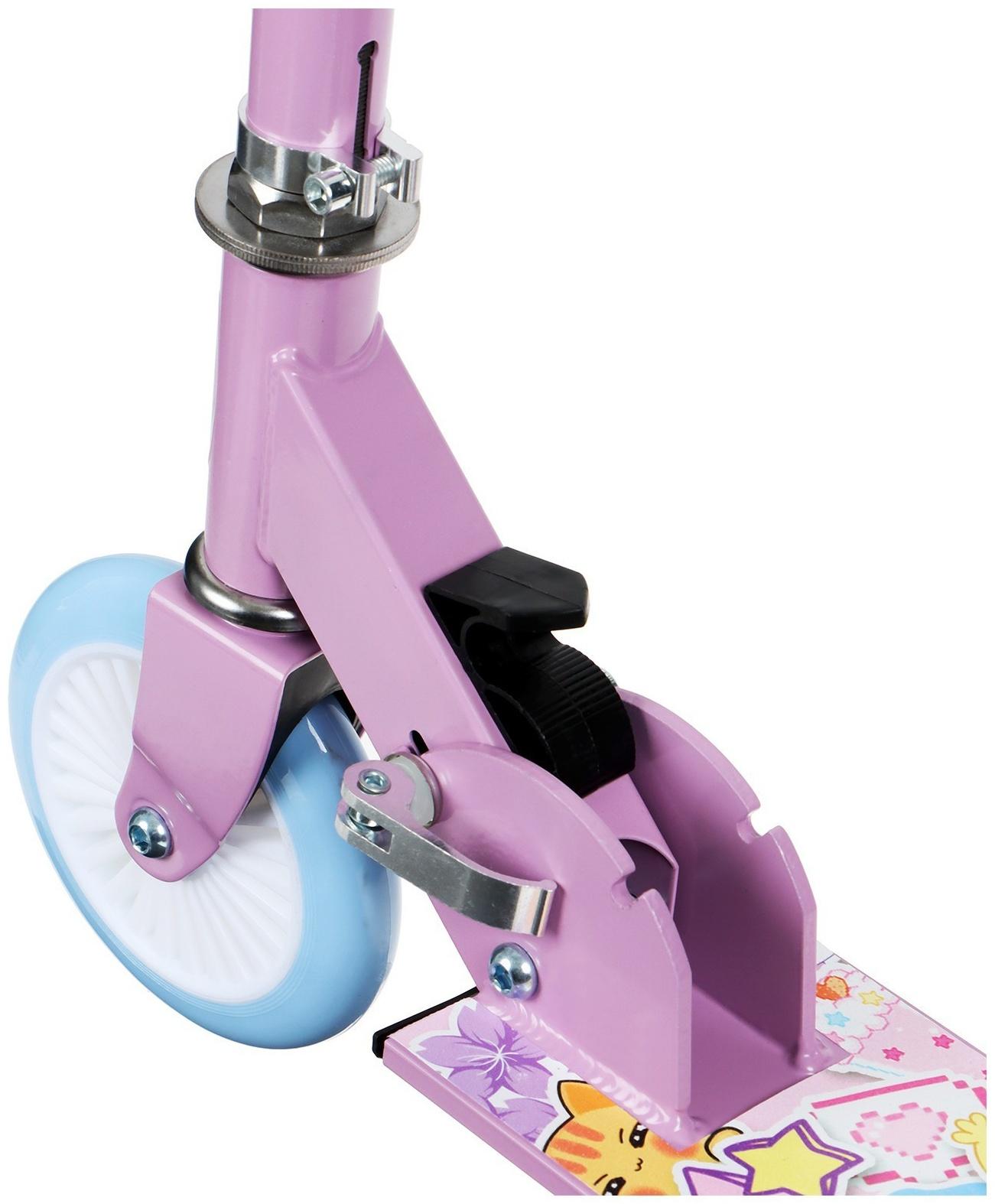 Самокат-снегокат 2 в 1 Snow Cat, колёса 120 мм