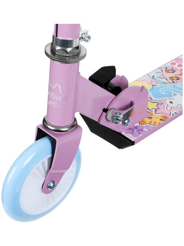 Самокат-снегокат 2 в 1 Snow Cat, колёса 120 мм