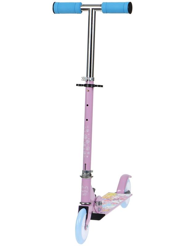 Самокат-снегокат 2 в 1 Snow Cat, колёса 120 мм