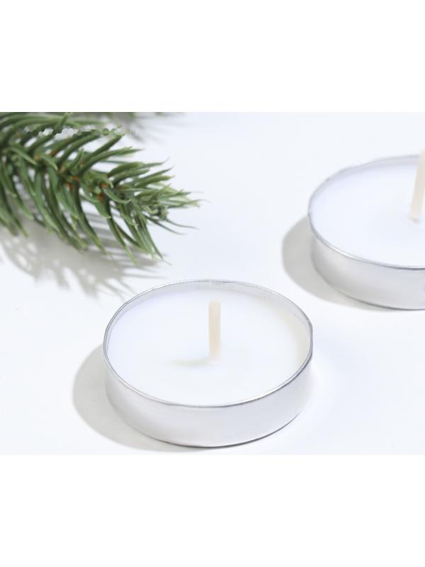 Набор свечей чайных ароматических, 6 шт, ваниль, Новый год