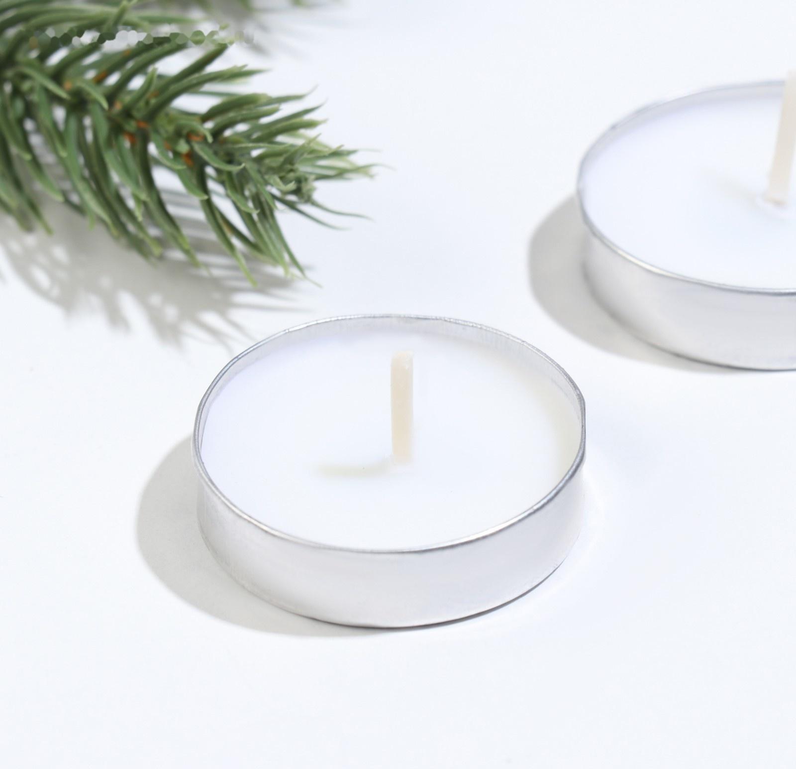 Набор свечей чайных ароматических, 6 шт, ваниль